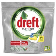 Dreft Platinum All in One Citron Tabs 22szt 328g