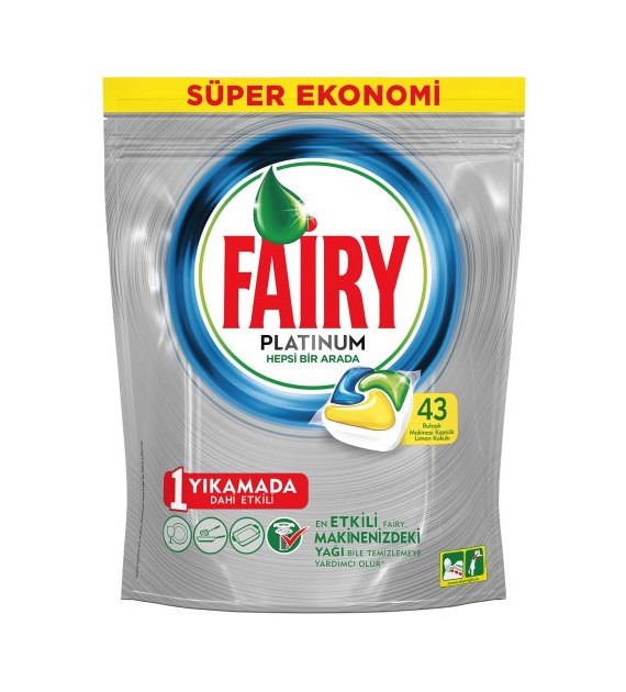 Fairy Platinum All in One Limon Tabs 43szt 641g