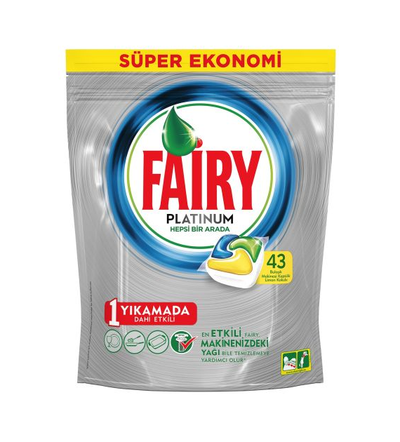 Fairy Platinum All in One Limon Tabs 43szt 641g
