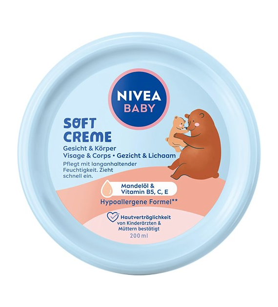 Nivea Baby Soft Pflege Creme Krem 200ml