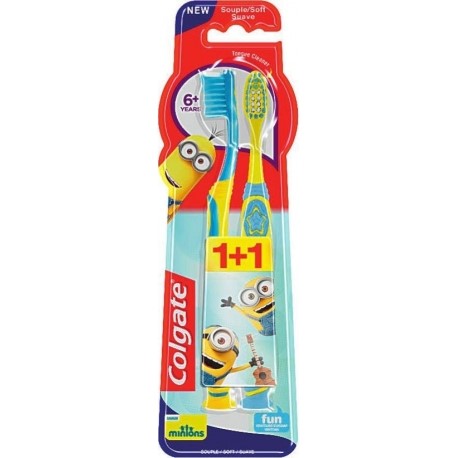 Colgate Minions 6+ Soft Szczoteczka 2szt