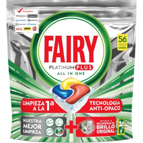 Fairy Platinum Plus Limon Tabs 56szt 869g