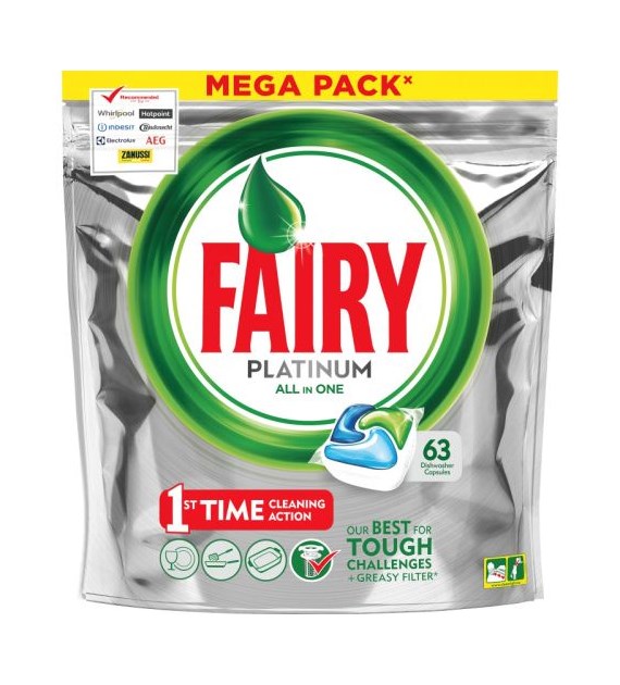 Fairy Platinum All in One Original Tabs 63szt 939g