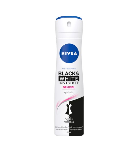 Nivea Black & White Original Deo 150ml