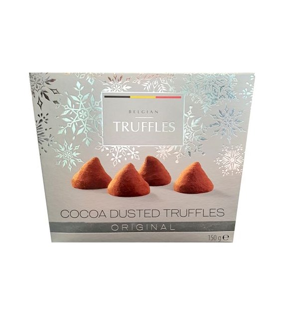 Belgian Truffles Cocoa Dusted Silver 150g
