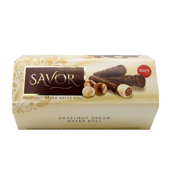 Savor Hazelnut Cream Wafer Roll 162g