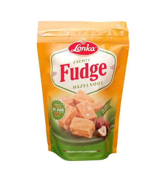Lonka Zachte Fudge Hazelnoot 180g