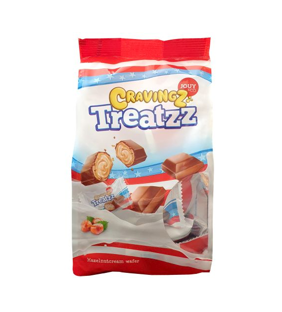 Jouy&Co Cravingz Treatzz Hazelnut Wafelki 155g