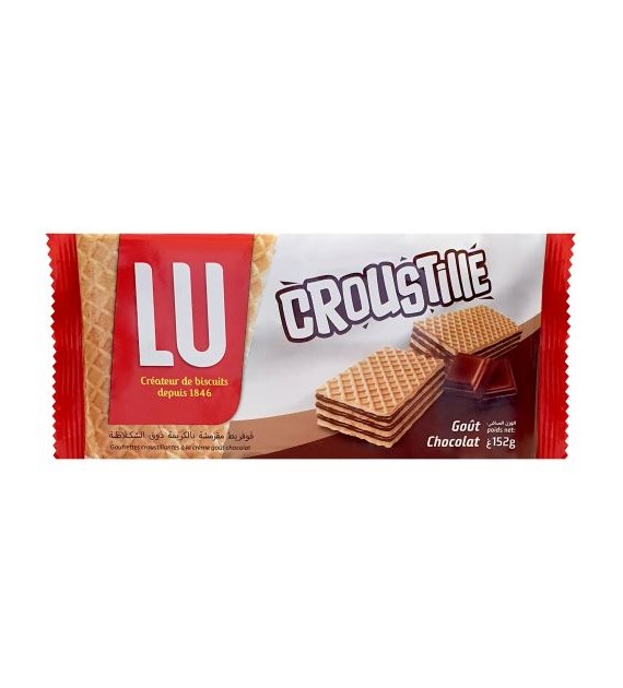 LU Croustille Chocolat Wafelki 152g