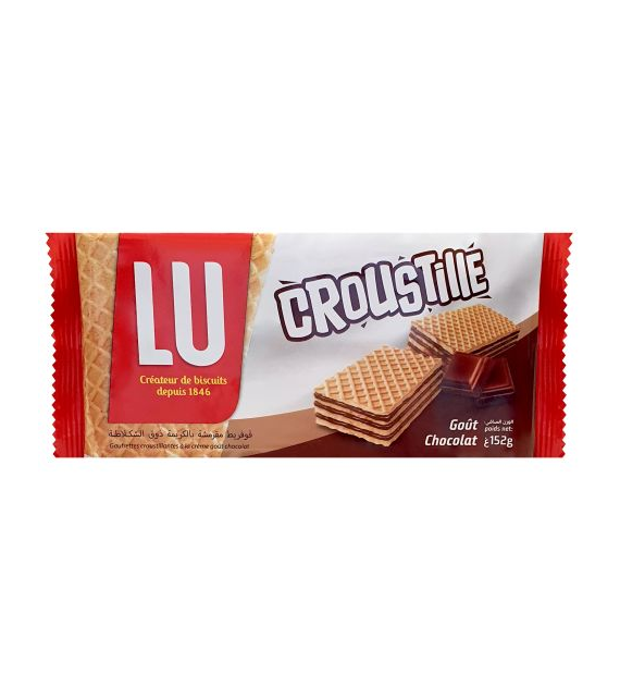 LU Croustille Chocolat Wafelki 152g