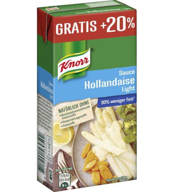 Knorr Sauce Hollandaise Light 300ml
