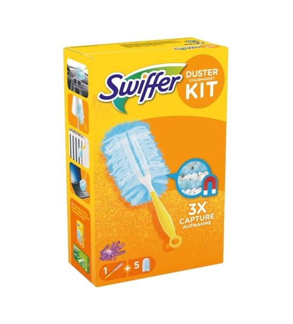 Swiffer Duster Staubmagnet Kit Zestaw Lawenda 5szt