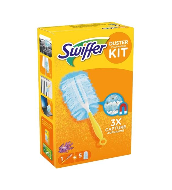 Swiffer Duster Staubmagnet Kit Zestaw Lawenda 5szt