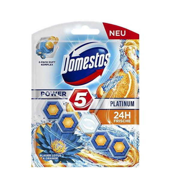 Domestos Power 5 Platinum Lotus & Orange WC 55g