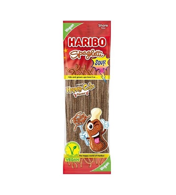 Haribo Spaghetti Fizz Happy Cola Sour 200g