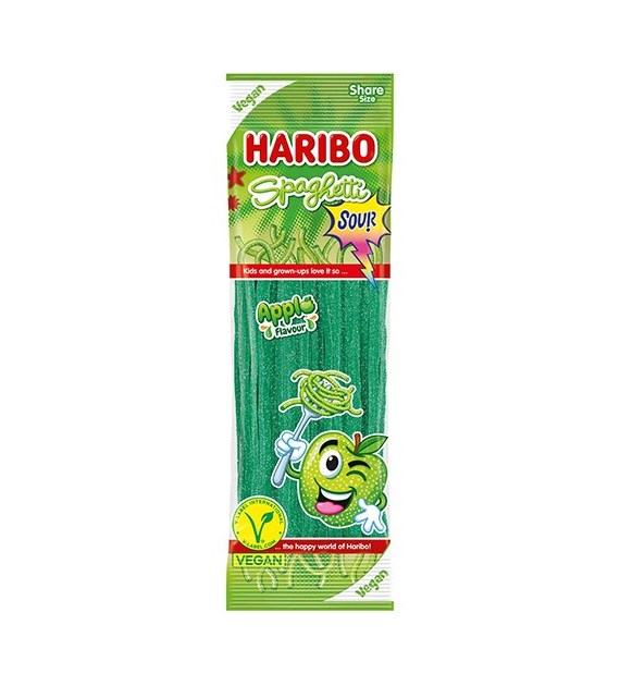 Haribo Spaghetti Fizz Apple Sour 200g