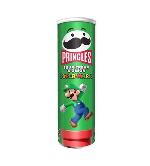 Pringles Sour Cream & Onion Super Mario 165g