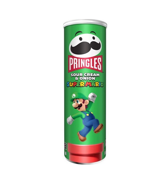 Pringles Sour Cream & Onion Super Mario 165g