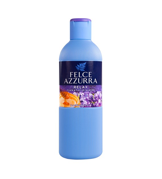 Felce Azzurra Honey & Lavender Bath Gel 650ml