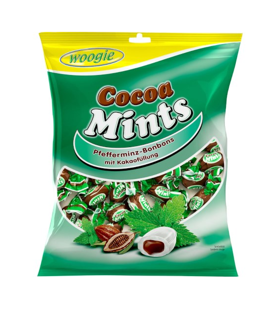 Woogie Cocoa Mints Cukierki 150g