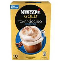 Nescafe Gold Cappuccino Weniger Suss 10szt 125g
