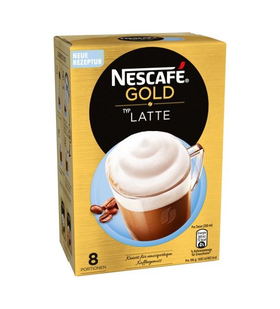 Nescafe Gold Latte Saszetki 8szt 144g