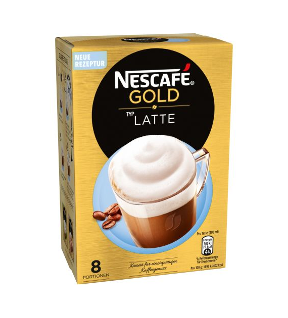 Nescafe Gold Latte Saszetki 8szt 144g