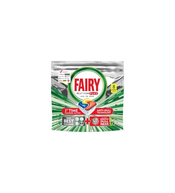 Fairy Platinum Plus Lemon Tabs 8szt 124g