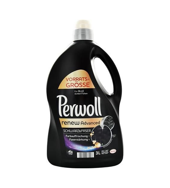 Perwoll Schwarz & Faser Gel 40p 3L