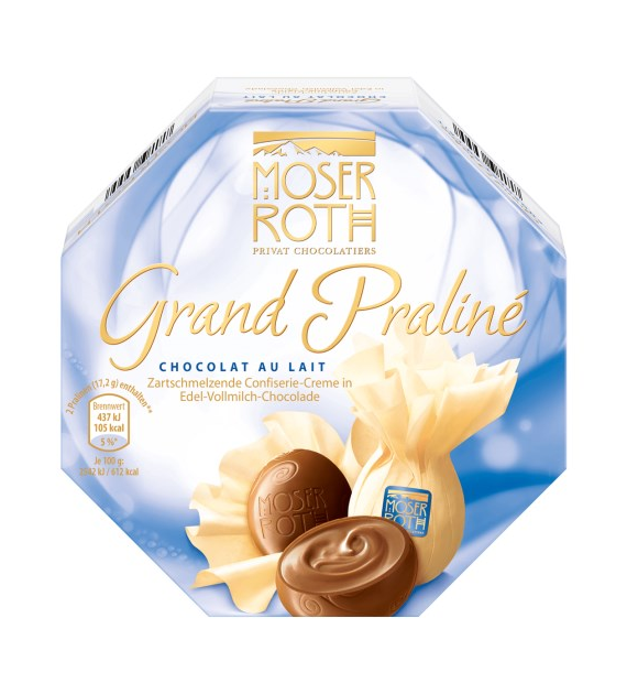 Moser Roth Grand Praline Chocolate Au Lait 129g