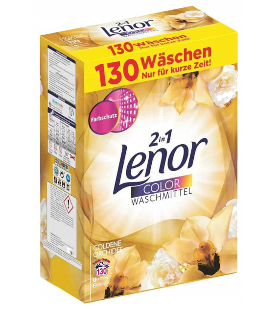 Lenor 2in1 Color Goldene Orchidee Prosz 130p 8,4kg