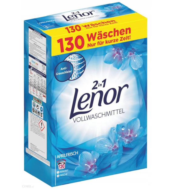 Lenor 2in1 Universal Aprilfrisch Prosz 130p 8,4kg
