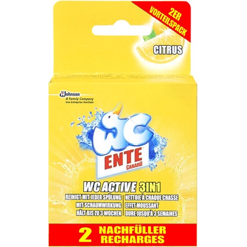 WC Ente Active 3in1 Citrus Zapas do Zawieszk 2x40g