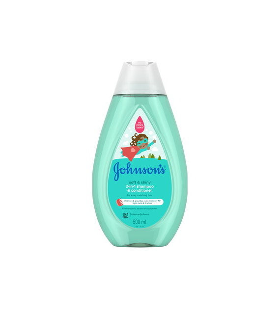 Johnson's Soft & Shiny 2in1 Szampon Odżywka 500ml