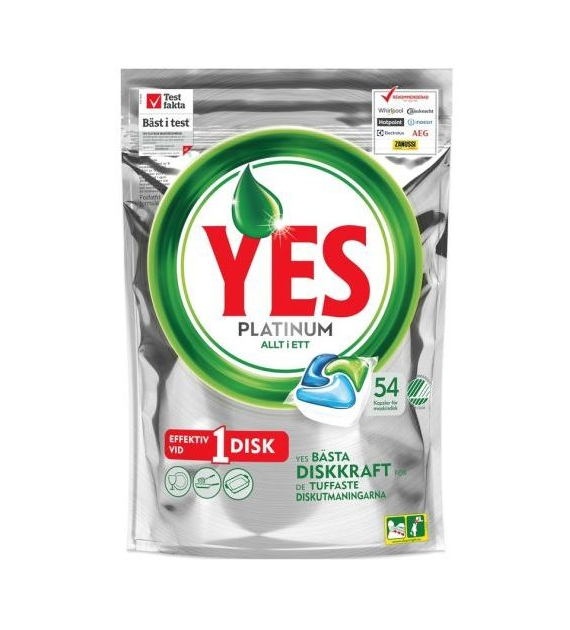 Yes Platinum Allt i Ett 54szt 805g