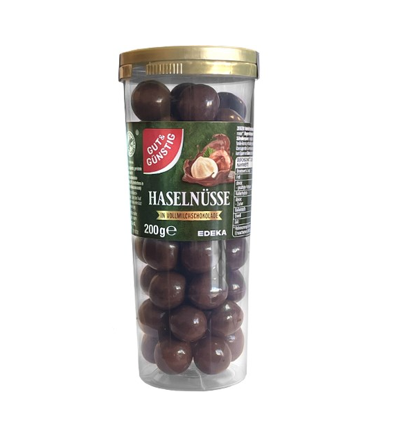G&G Haselnusse in Vollmilchschokolade Tuba 200g