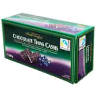 Maitre Chocolate Thins Cassis 200g