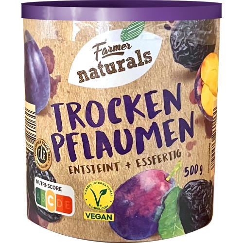 Farmer Naturals Trocken Pflaumen Śliwki 500g