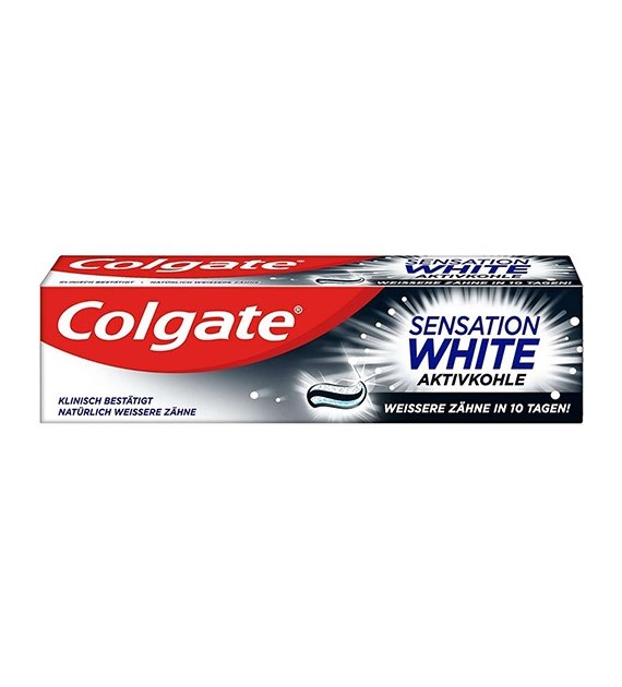 Colgate Sensation White Aktivkohle Pasta 75ml