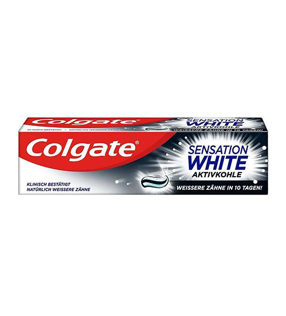 Colgate Sensation White Aktivkohle Pasta 75ml