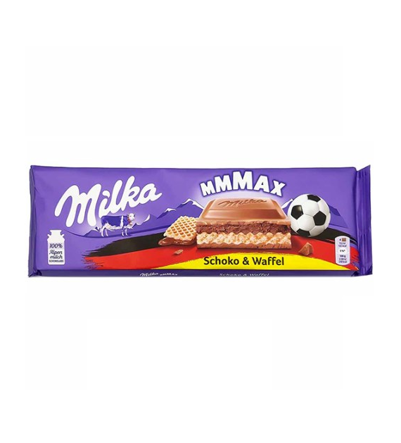 Milka MMMAX Schoko & Waffel Czekolada 300g