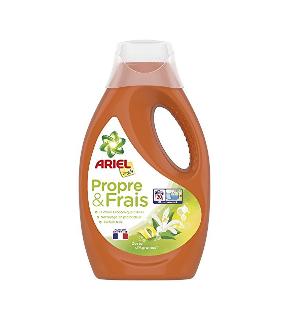 Ariel Propre & Frais Zeste d'Agrumes Gel 20p 1,1L