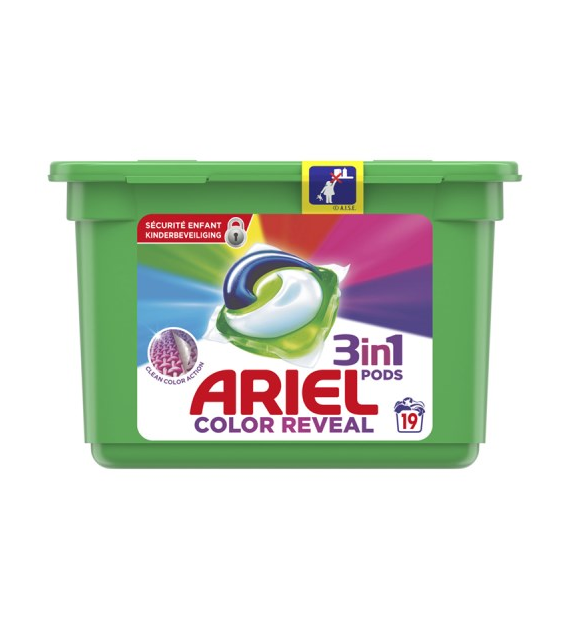 Ariel 3in1 Pods Color Reveal Caps 19p 513g