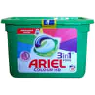 Ariel 3in1 Pods Colour HD Caps 19p 513g