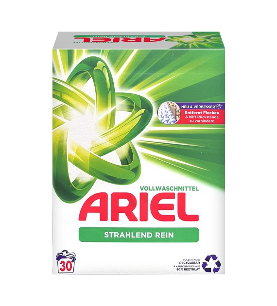 Ariel Strahlend Rein Proszek 30p 1,9kg