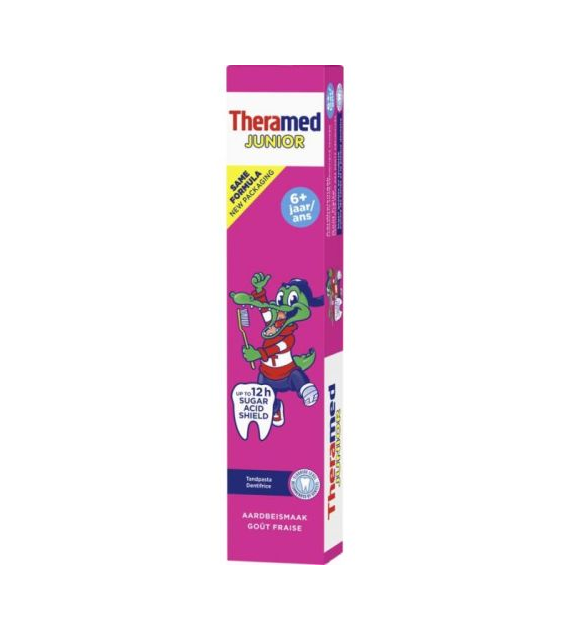 Theramed Junior 6+ Aaedbeismaak Pasta 75ml