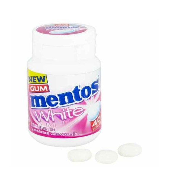 Mentos Gum White Bubble Fresh 60g