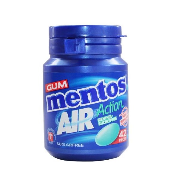 Mentos Gum Air Action Menthol-Eucalyptus 58,8g
