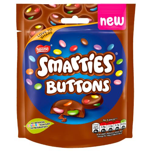 Smarties Buttons Milk 90g