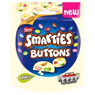 Smarties Buttons White 90g